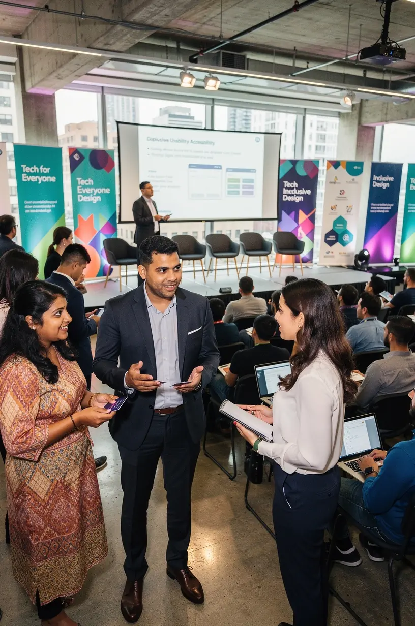 Professional business solutions illustration